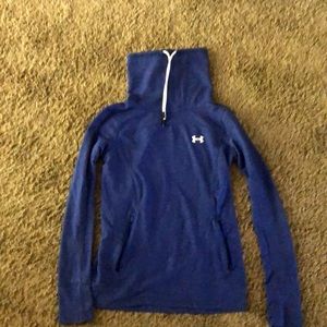 purple under armor sweatshirt